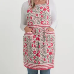 Cactus Flower Scarlet & Rose Apron
