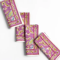 Climbing Dahlia Lilac Napkin | Set of 4