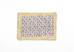 Fleur de Lis Antique Jade Placemat | Set of 4