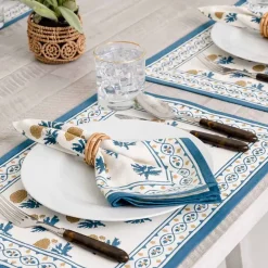 Gaya Teal & Marigold Placemat | Set of 4