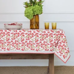 Ginkgo Coral Tablecloth