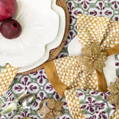 Golden Triangle Napkin | Set of 4