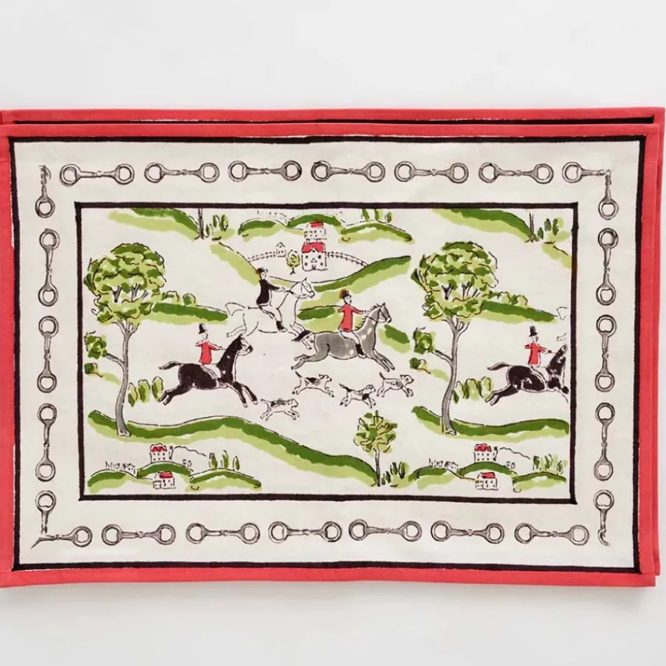 Hunt scene placemat