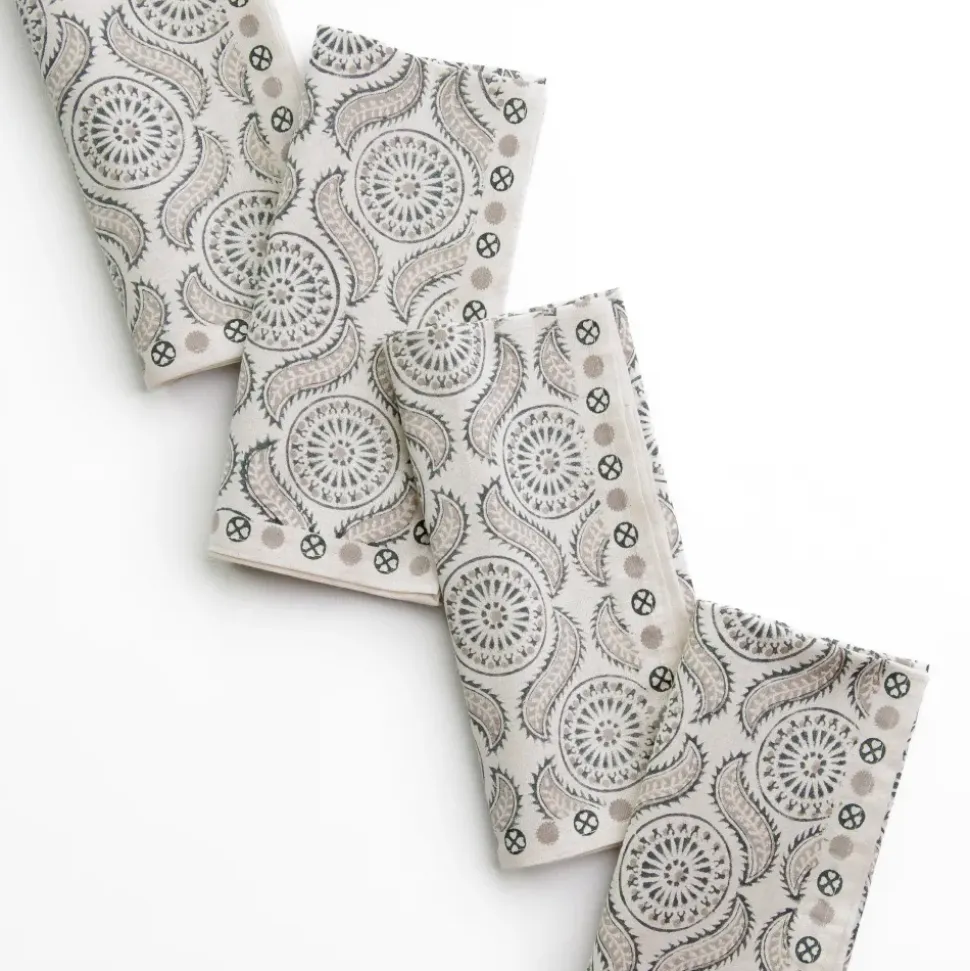 India Hicks Home Medals & Mustaches Napkins | Set of 4
