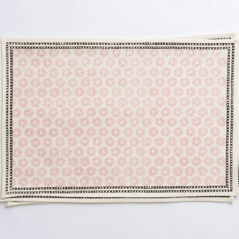 India Hicks Home Mini Sea Biscuit Blush Placemats