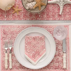 India Hicks Home Seashell Blush Placemat | Set of 4