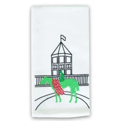 Kentucky Derby Winner's Circle Embroidered Tea Towels