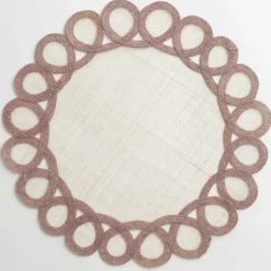 Lavender Woven Doodles Placemat | Set of 4