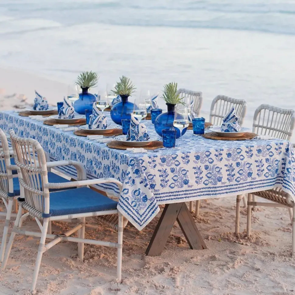 Pom Bells Wedgewood Tablecloth
