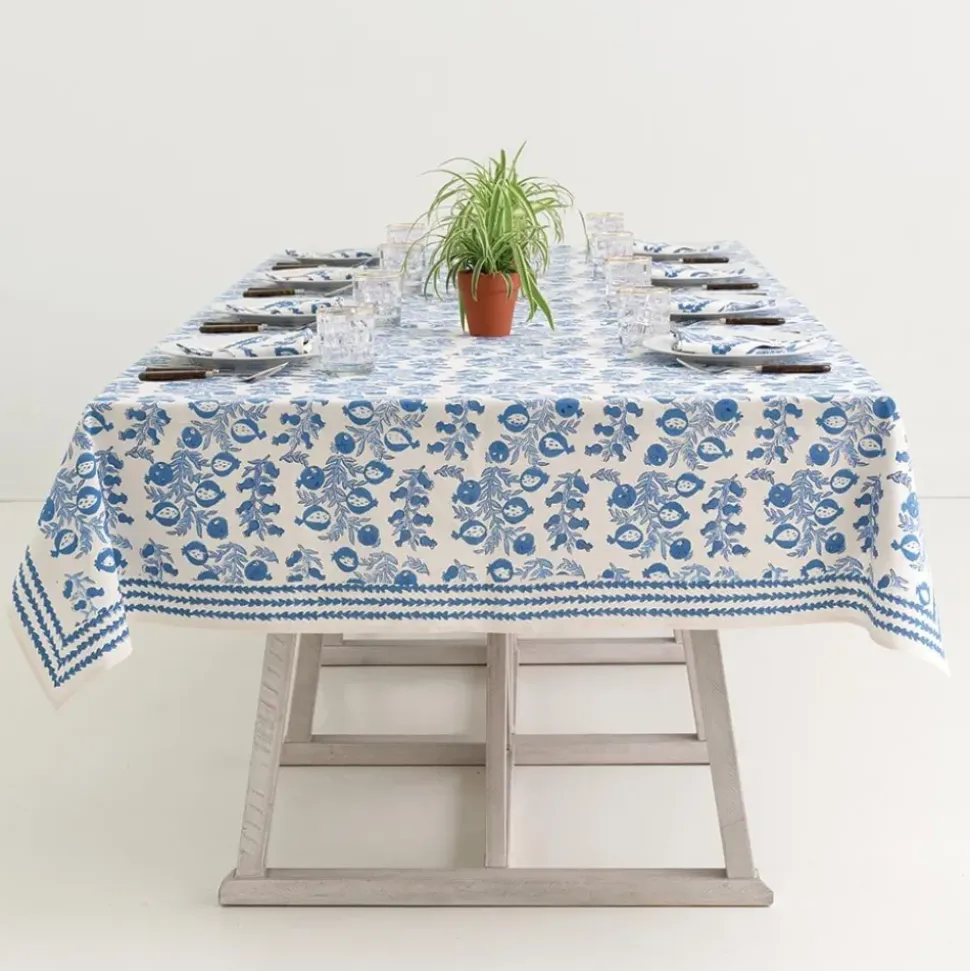 Pom Bells Wedgewood Tablecloth