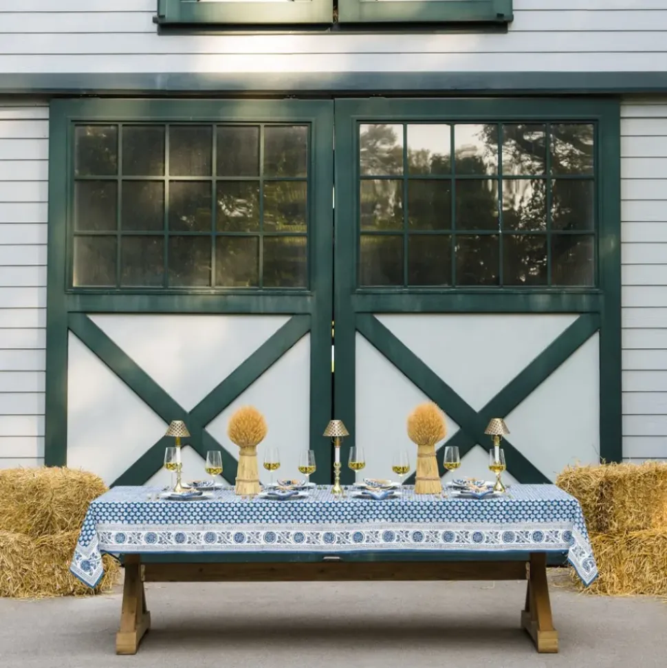 Pom Buti Denim Tablecloth
