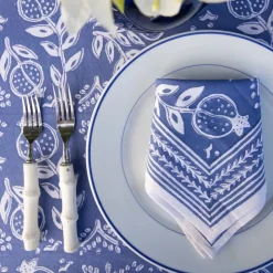 Pomegranate Blue Napkin | Set of 4