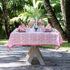 Rose Bamboo Tablecloth