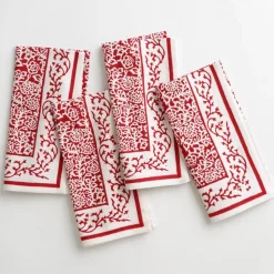 Tapestry Deep Red Napkin
