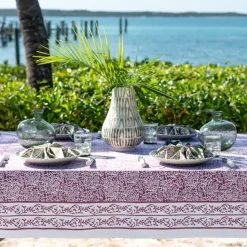 Tapestry Eggplant Tablecloth