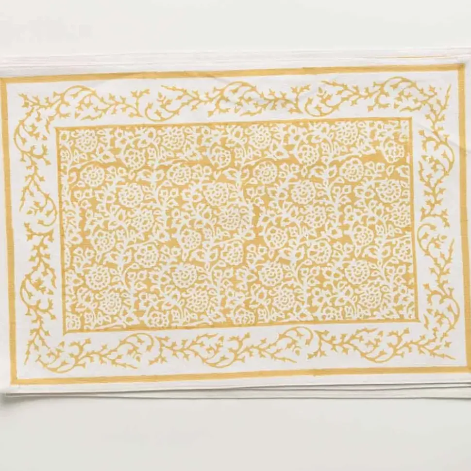 Tapestry Marigold Placemat | Set of 4