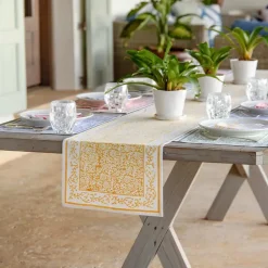 Tapestry Marigold Table Runner