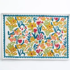 Teal Garden Placemat | Set of 4