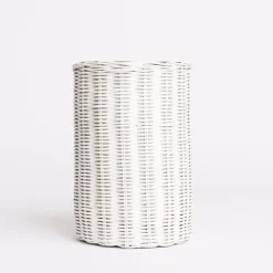 White Wicker Wine Cooler