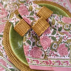 Wicker Napkins Rings (Set of 4)