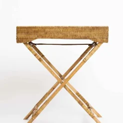 Woven Rattan Butler Tray